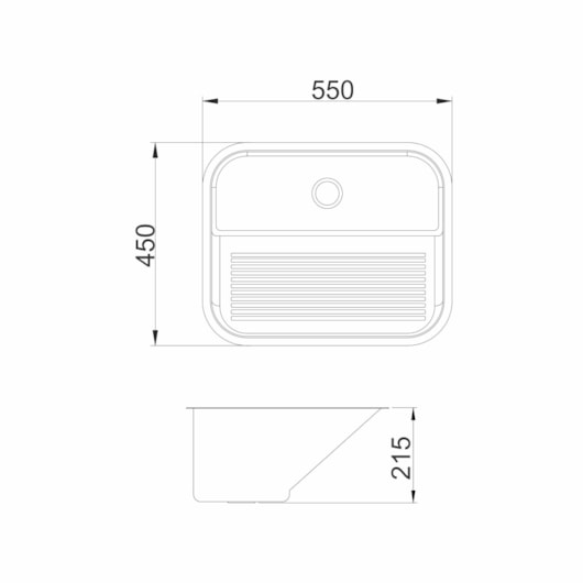 Tanque Monobloco De Embutir 30 Litros Polido Ghelplus - Imagem principal - 324e8687-a810-4fd6-bcae-490af708fe61