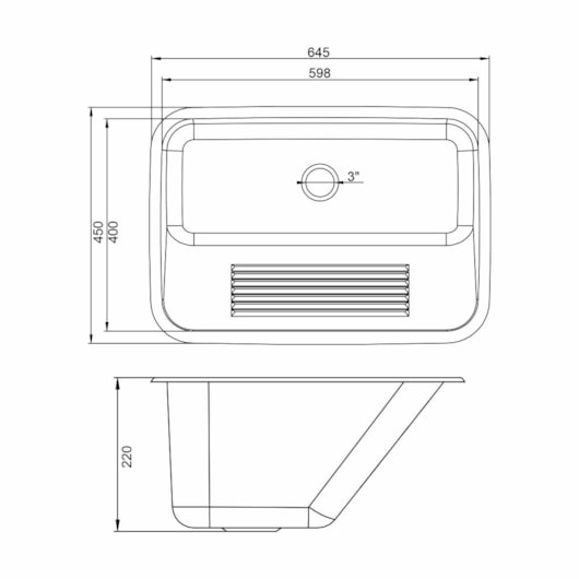 Tanque Monobloco De Embutir Acetinado Ghelplus 35L - Imagem principal - 02819bd2-e9d3-4567-849a-43667596cfd2