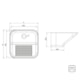 Tanque Monobloco Para Embutir A304 55l Com Válvula 20435 Acetinado Ghelplus 63x53cm  - 6eeff895-40a6-43ce-b531-711d603099df
