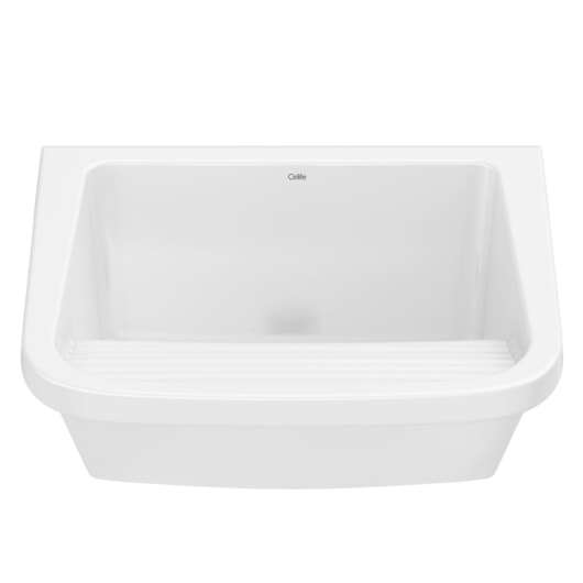 Tanque Tamanho GG 47 Litros Branco Celite 65,5x56,5 cm - Imagem principal - 54be81a9-c286-4021-b95e-45645e0058a3