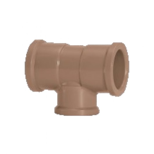 Tê De Redução Soldável Amanco 50x20mm - Imagem principal - 6f8f2cab-8a98-4c67-96a9-74262f0947a9