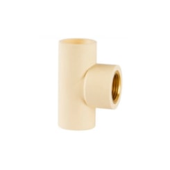Tê De Transição Fêmea Super Latão 15x1/2 Cpvc Amanco