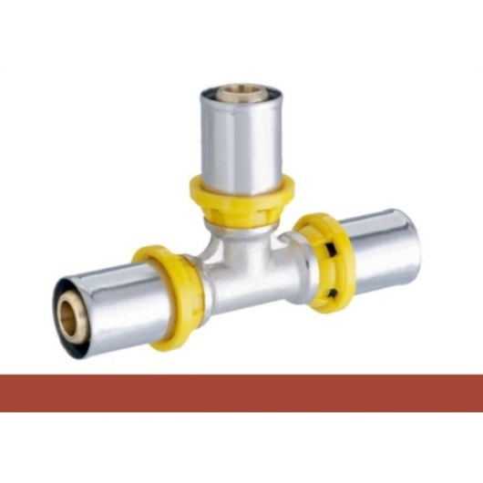 Tê Gás 32mm Amanco - Imagem principal - 528455fb-4a85-410a-97b3-99e5ae7186b8