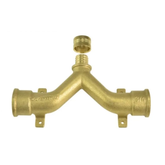 Tê Misturador Pex Amanco16x1/2 - Imagem principal - 9efb0576-03a6-4659-bbcc-da3f9f7ba65e
