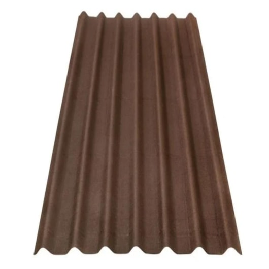 Telha Stilo Marrom Onduline 200x82cm - Imagem principal - 03dd56b3-3f07-481e-9498-1b56ac1801a7