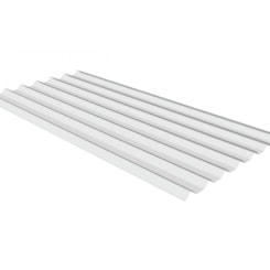 Telha Stilo Onduclair Translúcida Onduline 200x97cm Telha Stilo Onduclair Translúcida Onduline 200x97cm