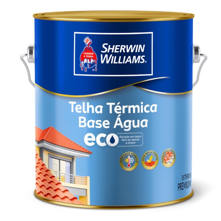 Telha Térmica Base Água Eco Cerâmica Sherwin Williams 3,6L