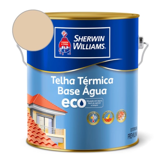 Telha Térmica Base Água Eco Champagne Sherwin Williams 3,6L - Imagem principal - 18b33640-7840-4d0a-8e0e-8fc245e995d0