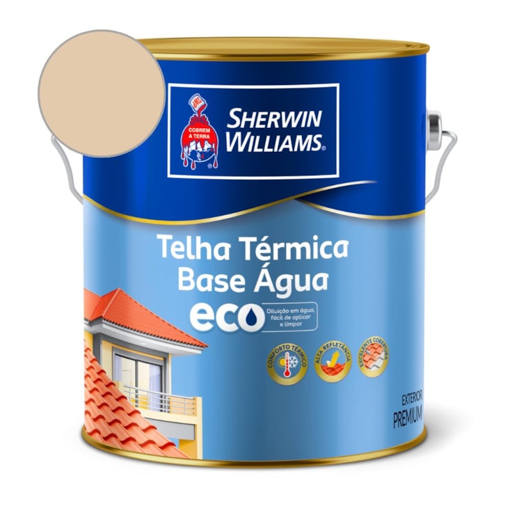 Telha Térmica Base Água Eco Champagne Sherwin Williams 3,6L