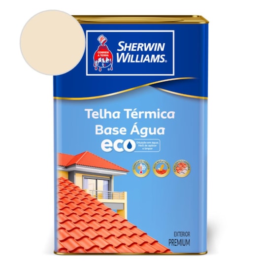 Telha Térmica Base Água Eco Perola Sherwin Williams 18L - Imagem principal - 8d44cd06-9a70-49f5-addc-2b1e868445c8