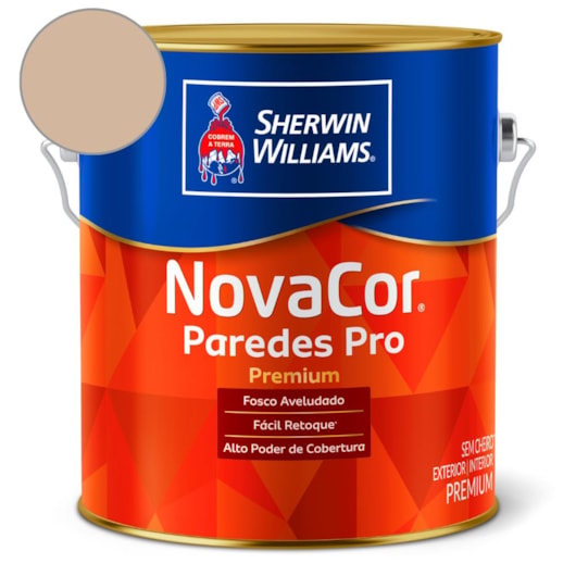 Tinta ACR Fosco Paredes Pro Areia Sherwin Williams 3,6L - Imagem principal - a6e9a91d-1215-4351-99e7-61152175f811