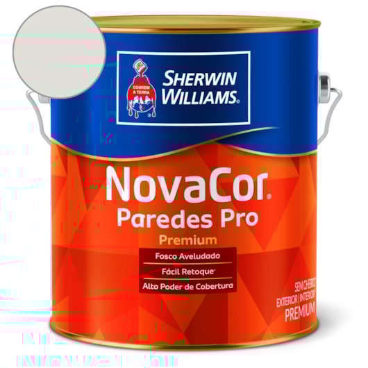 Tinta ACR Fosco Paredes Pro Branco Gelo Sherwin Williams 3,6L - Imagem principal - 122143ad-efb8-46e0-bc70-135f40c04489