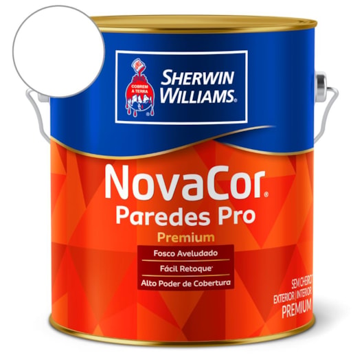 Tinta ACR Fosco Paredes Pro Branco Sherwin Williams 3,6L - Imagem principal - 381b69e4-97a3-41de-bae7-85d79d60d86a