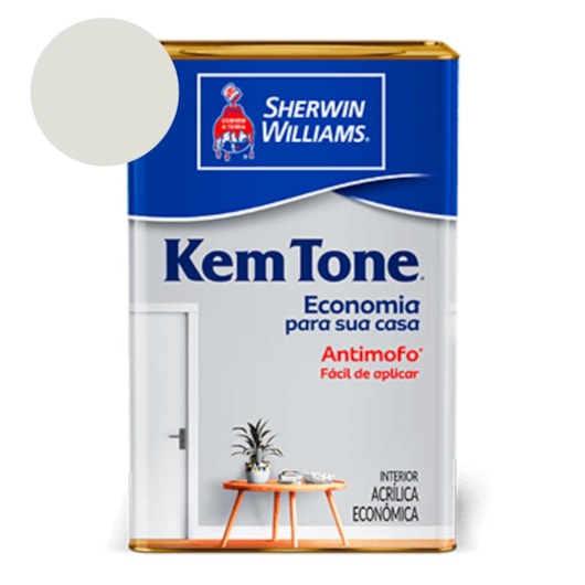 Tinta ACR KemTone Branco Gelo Sherwin Williams 18L - Imagem principal - 4467e1f0-890d-444a-9854-022f6ebcfff2