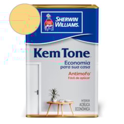 Tinta ACR Kemtone Fosco Amarelo Canario Sherwin Williams 18L