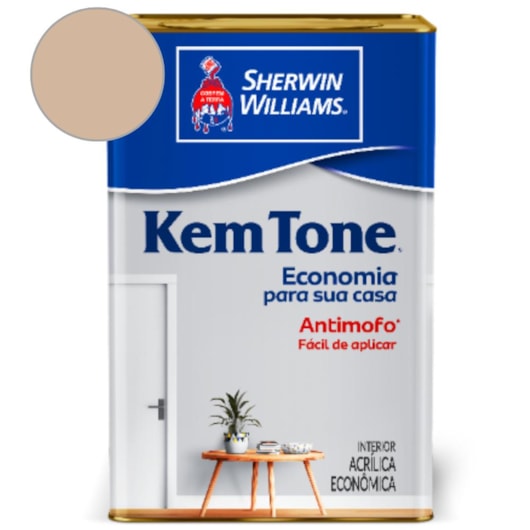 Tinta ACR KemTone Fosco Areia Sherwin Williams 18L - Imagem principal - 5114300f-ef40-4216-a5d8-be3eed7aa9c9
