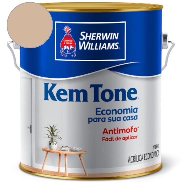Tinta ACR Kemtone Fosco Areia Sherwin Williams 3,6L