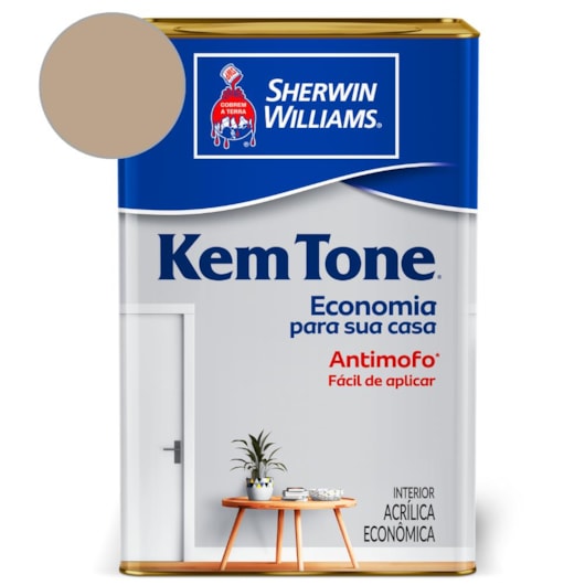 Tinta ACR Kemtone Fosco Camurça Sherwin Williams 18L - Imagem principal - 6ec58472-daf1-445a-beb5-01b824ae65d1
