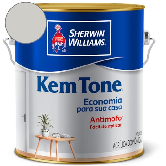 Tinta ACR Kemtone Fosco Elemento Cinza Sherwin Williams 3,6L - Imagem principal - eb9fb1ca-2bbb-485a-a513-8ded09fad414