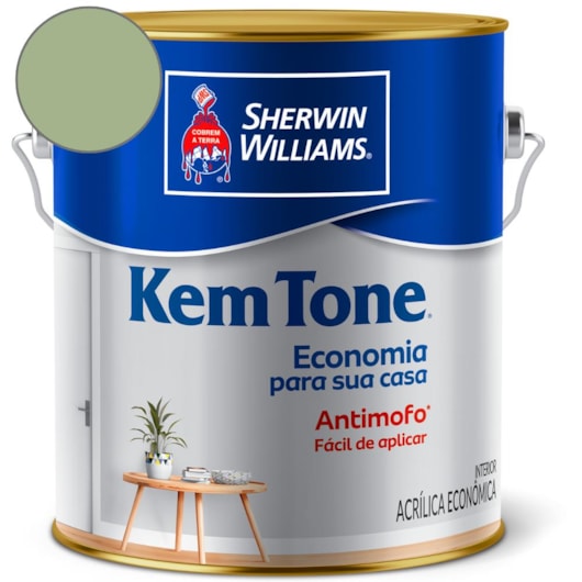 Tinta ACR Kemtone Fosco Verde Kiwi Sherwin Williams 3,6L - Imagem principal - 780ff046-6fbb-4750-bee2-acfc929a912a