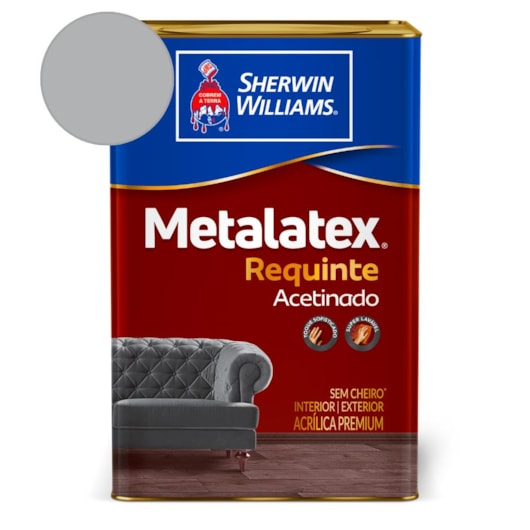 Tinta ACR Melatex Requinte Super Lavável Cinza Barbatana Sherwin Williams 18L - Imagem principal - 13ddcc3f-e7bd-46ac-bf2f-cb201f72f6c3