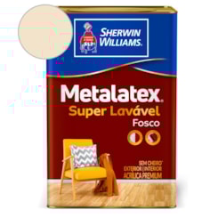 Tinta ACR Metalatex Fosco Perola Sherwin Williams 18L