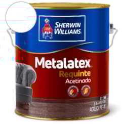Tinta ACR Metalatex Requinte Super Lavável Acetinado Branco Sherwin Williams 3,6L