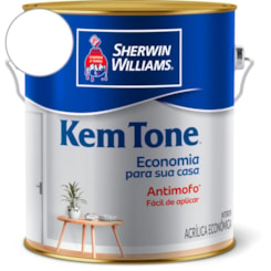 Tinta Acrílica KemTone Branco Sherwin Williams 3,6L