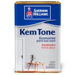 Tinta Acrílica Kemtone Fosco Branco Sherwin Williams 18L Tinta Acrílica Kemtone Fosco Branco Sherwin Williams 18L