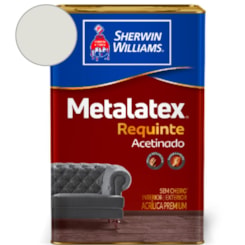 Tinta Acrílica Metalatex Requinte Super Lavável Acetinado Branco Gelo Sherwin Williams 18L