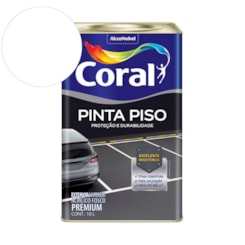 Tinta Acrílica Pinta Piso Fosco Branco Coral 18L