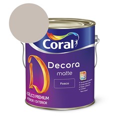 Tinta Acrílica Premium Fosco Decora Matte Cascalho Coral 3,6l