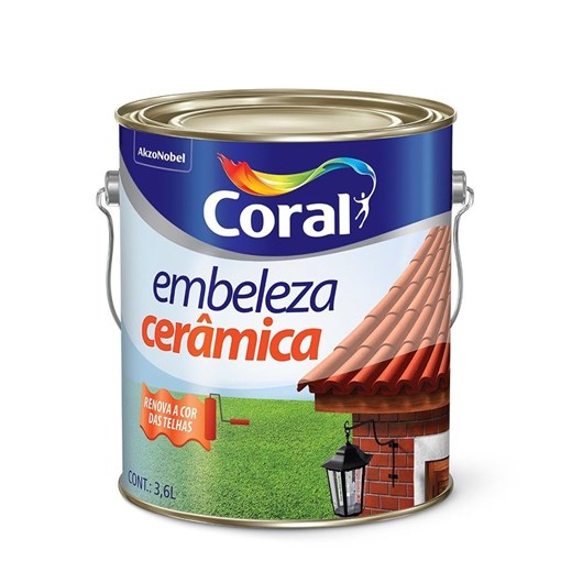 Tinta Acrílica Standard Brilho Embeleza Cerâmica 3.6l Coral - Imagem principal - 2a3938af-1db0-4c6d-9489-ca3e771cb758