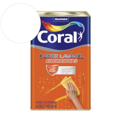 Tinta Acrílica Super Lavavel Branco Coral 18L