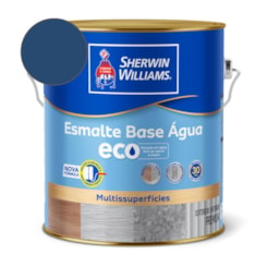 Tinta Esmalte Alto Brilho Eco Azul Del Rey Sherwin Williams 0,9L