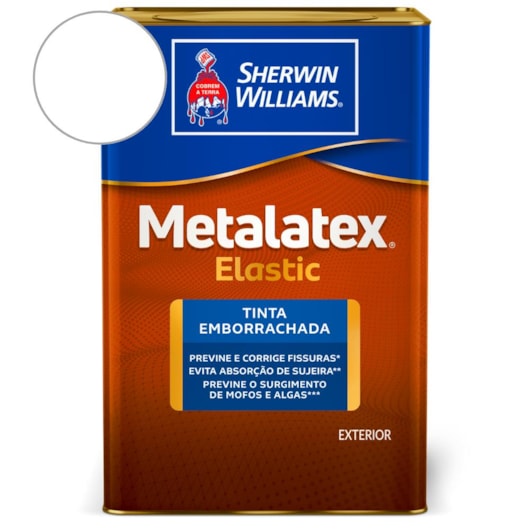 Tinta Metalatex Elastic Fosco Branco Sherwin Williams 18L - Imagem principal - 1d13ff44-09e3-4d27-b920-efa3e75c1c09