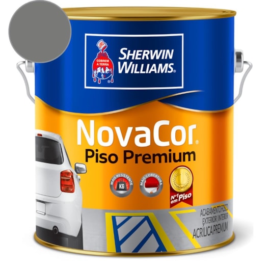Tinta NovaCor Para Piso Cinza Sherwin Williams 3,6L - Imagem principal - d571f436-a33d-4aed-abf5-a14440e8fce1
