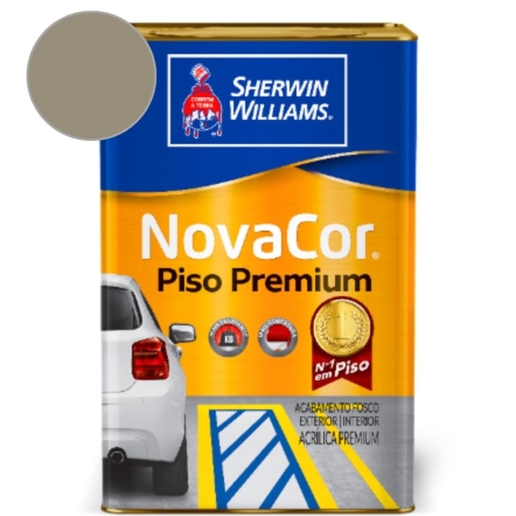 Tinta NovaCor Para Piso Concreto Sherwin Williams 18L