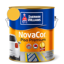 Tinta NovaCor Para Piso Premium Amarelo Demarcação Sherwin Williams 0,9L