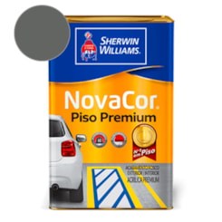 Tinta NovaCor Para Piso Premium Cinza Chumbo Sherwin Williams 18L