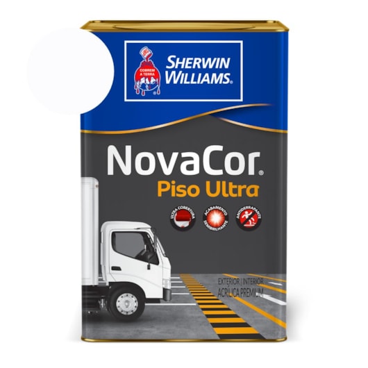 Tinta NovaCor Para Piso Ultra Branco  Sherwin-Williams 18L - Imagem principal - deacfc86-a3a2-4052-b987-b111cf101c93