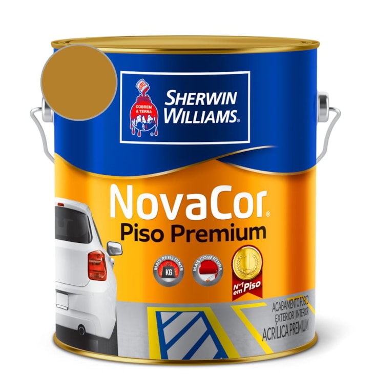 Tinta Para Piso NovaCor Amarelo Sherwin Williams 0,9L