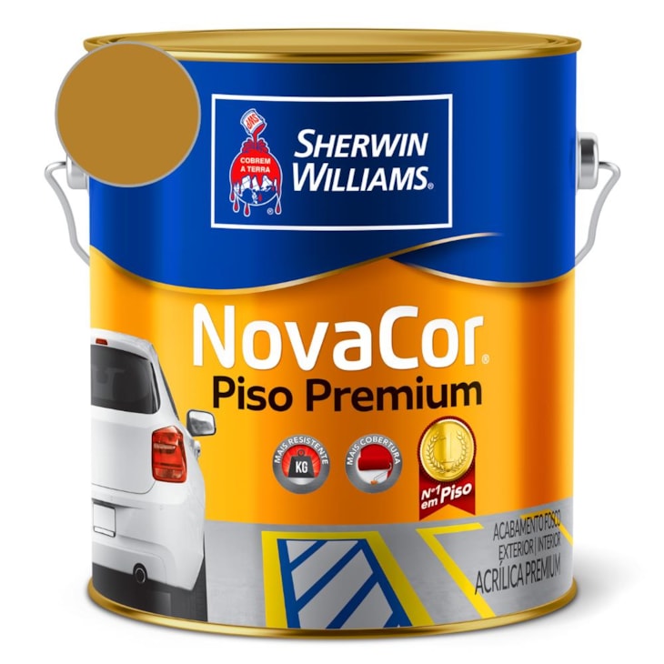 Tinta Para Piso NovaCor Amarelo Sherwin Williams 3,6L