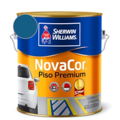 Tinta Para Piso NovaCor Azul Sherwin Williams 0,9L