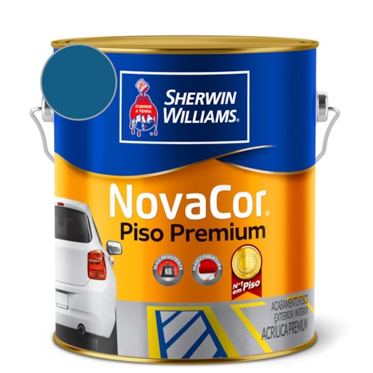 Tinta Para Piso NovaCor Azul Sherwin Williams 0,9L - Imagem principal - c1bf45c3-6569-48cd-8849-2c36ca6ece8d