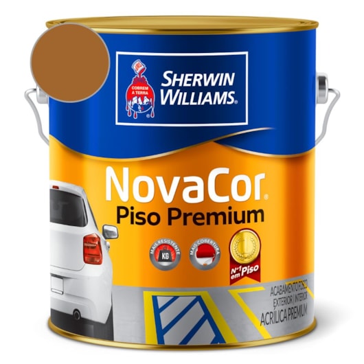 Tinta Para Piso NovaCor Castor Sherwin Williams 3,6L - Imagem principal - 50bbb18f-1a9c-408f-9aab-767814c0915d