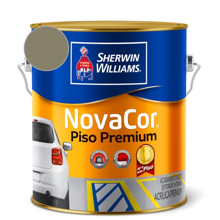 Tinta Para Piso NovaCor Concreto Sherwin Williams 0,9L