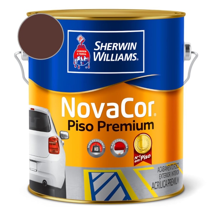 Tinta Para Piso NovaCor Marrom Sherwin Williams 3,6L