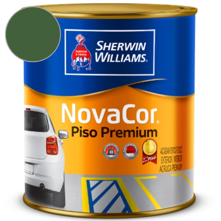 Tinta Para Piso NovaCor Verde Sherwin Williams 3,6L