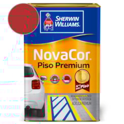 Tinta Para Piso NovaCor Vermelho Segurança Sherwin Williams 18L